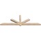 Ekena Millwork Kennewick Smooth Timber Gable Bracket, Douglas Fir, 84"W x 28"H x 3 1/2"D x 3 1/2"F, 8/12 Pitch GBW084X28X0404KEN00SDF - alternate 3